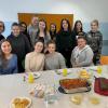 students of 2ab enjoying multicultural brunch