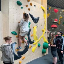 1AS beim Bouldern