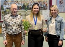 Weltmeisterin im Eisstockschießen