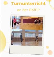 Turnunterricht an der BAfEP Bruck